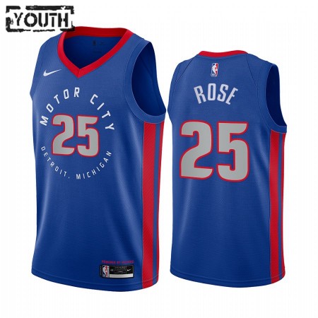 Camiseta Niños Detroit Pistons Derrick Rose 25 2020-21 City Edition Swingman